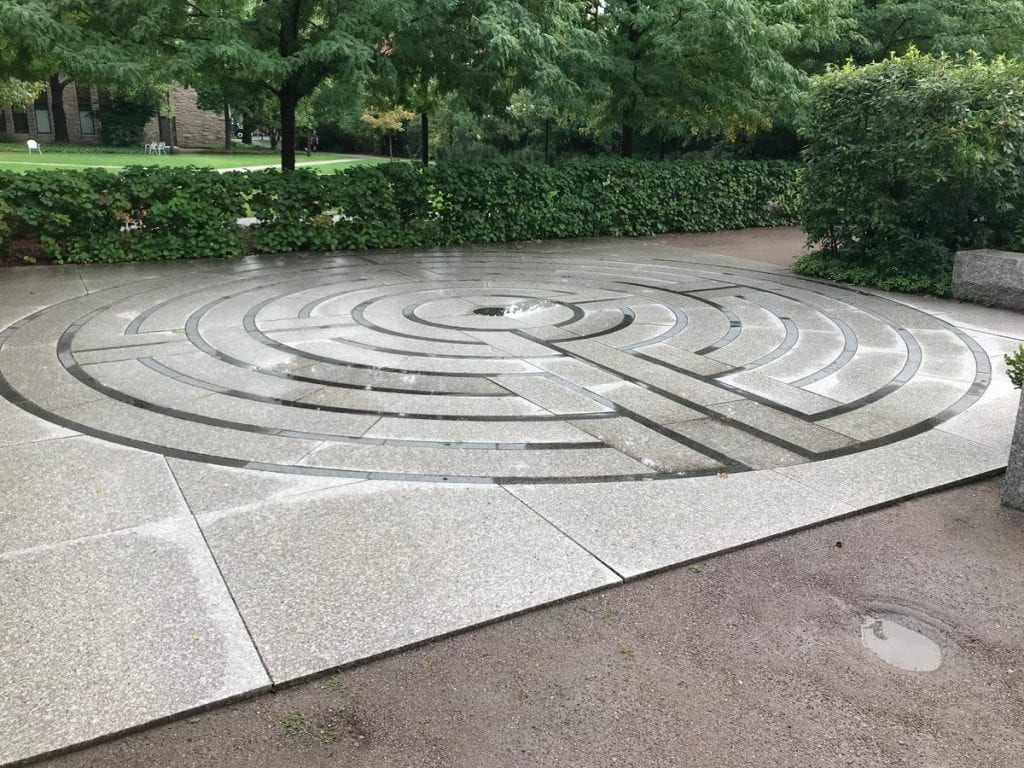 Harvard Divinity School labyrinth